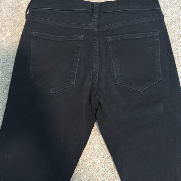 Sz 26 Banana Republic black washed denim High Rise Skinny - Picture 4 of 5